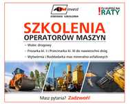 Kursy na operatora walców, rozściełaczy, rozkładarek, frezarek