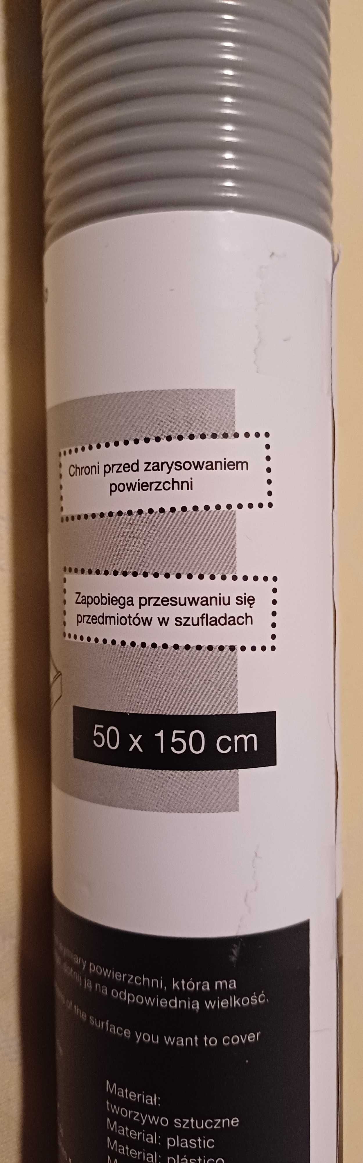 Mata antypoślizgowa do szuflad i szafek 50 x 150 cm szara- Tanio