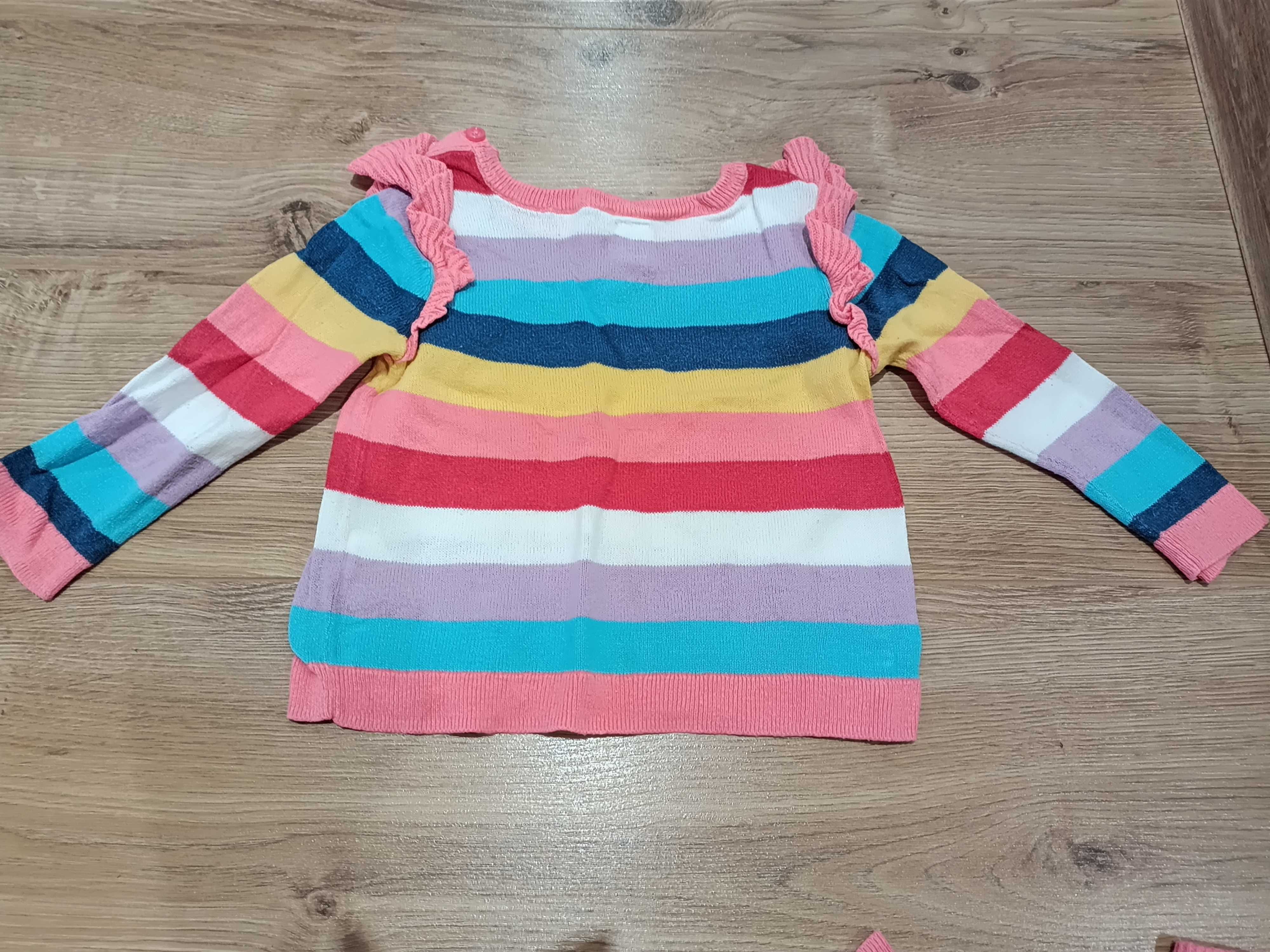 Dres, komplet dzianinowy, GAP 80, kolorowy, stan bardzo dobry