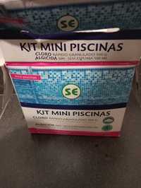 Cobertura de piscina + kit de limpeza com acessórios