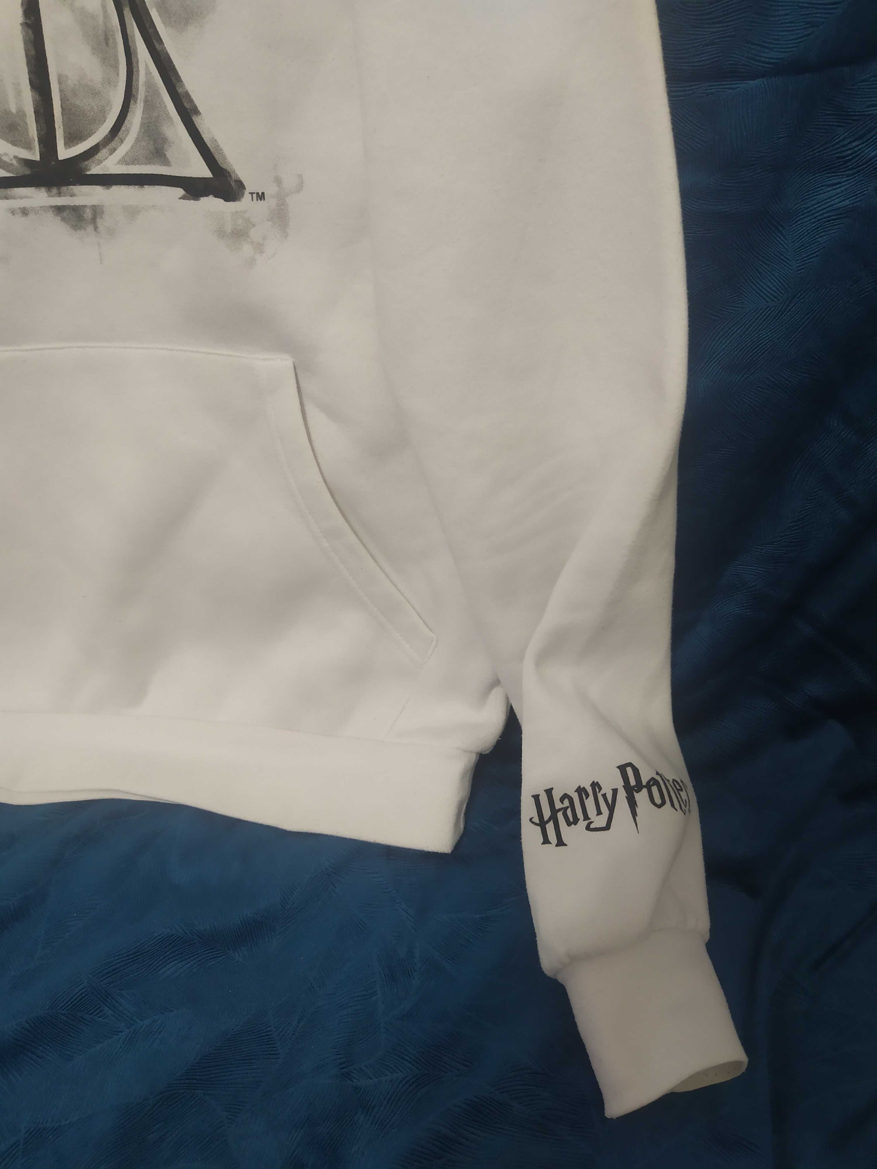 Biała bluza Harry Potter firmy Cropp rozmiar S