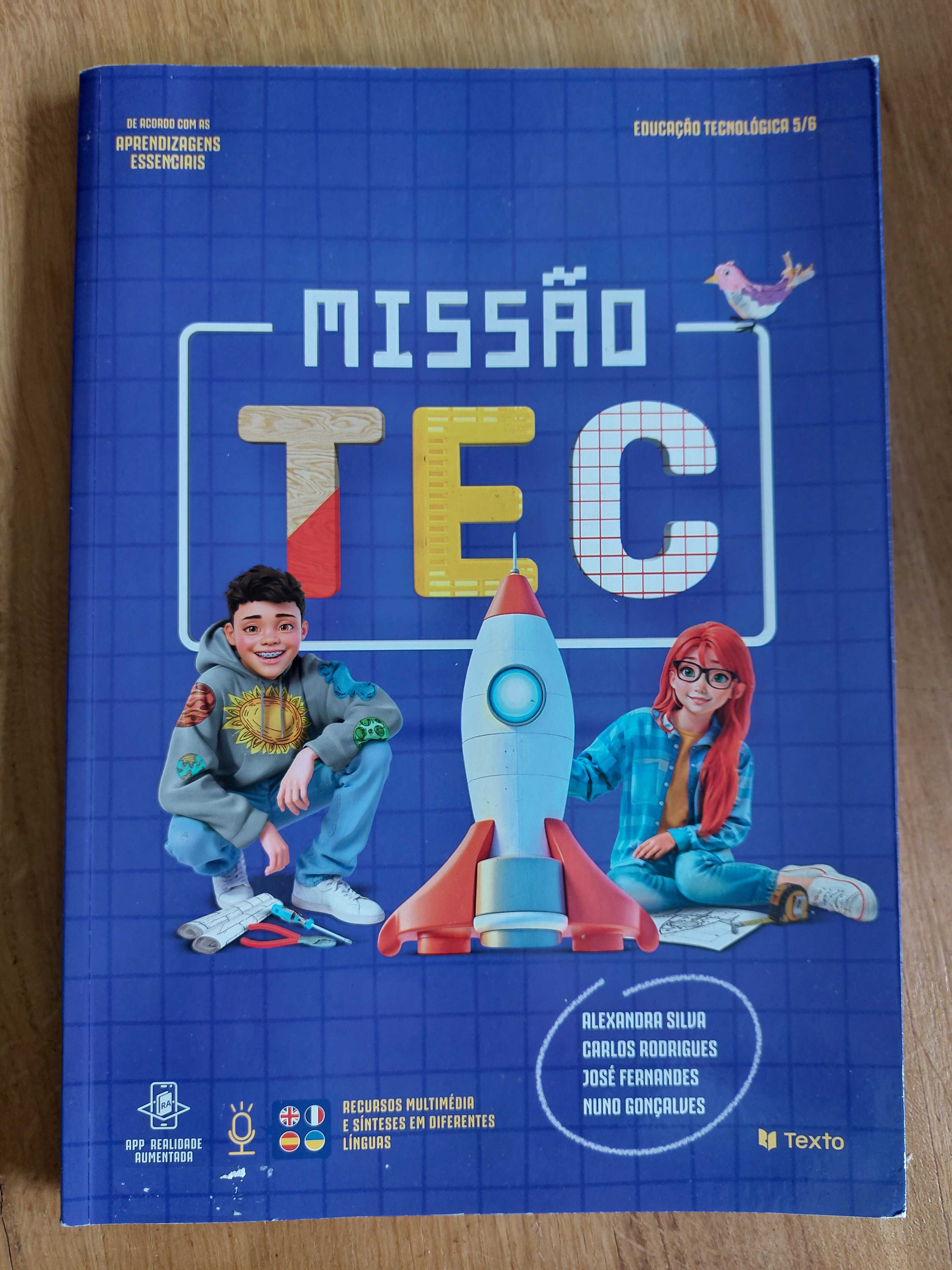 Missão Tec - Tecnológica 5.º/6.º anos - Manual & Caderno de atividades