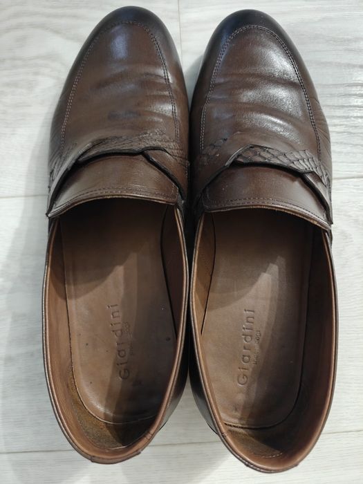 Стильні чоловічі туфлі Giardini (Vero Cuoio), розмір 44