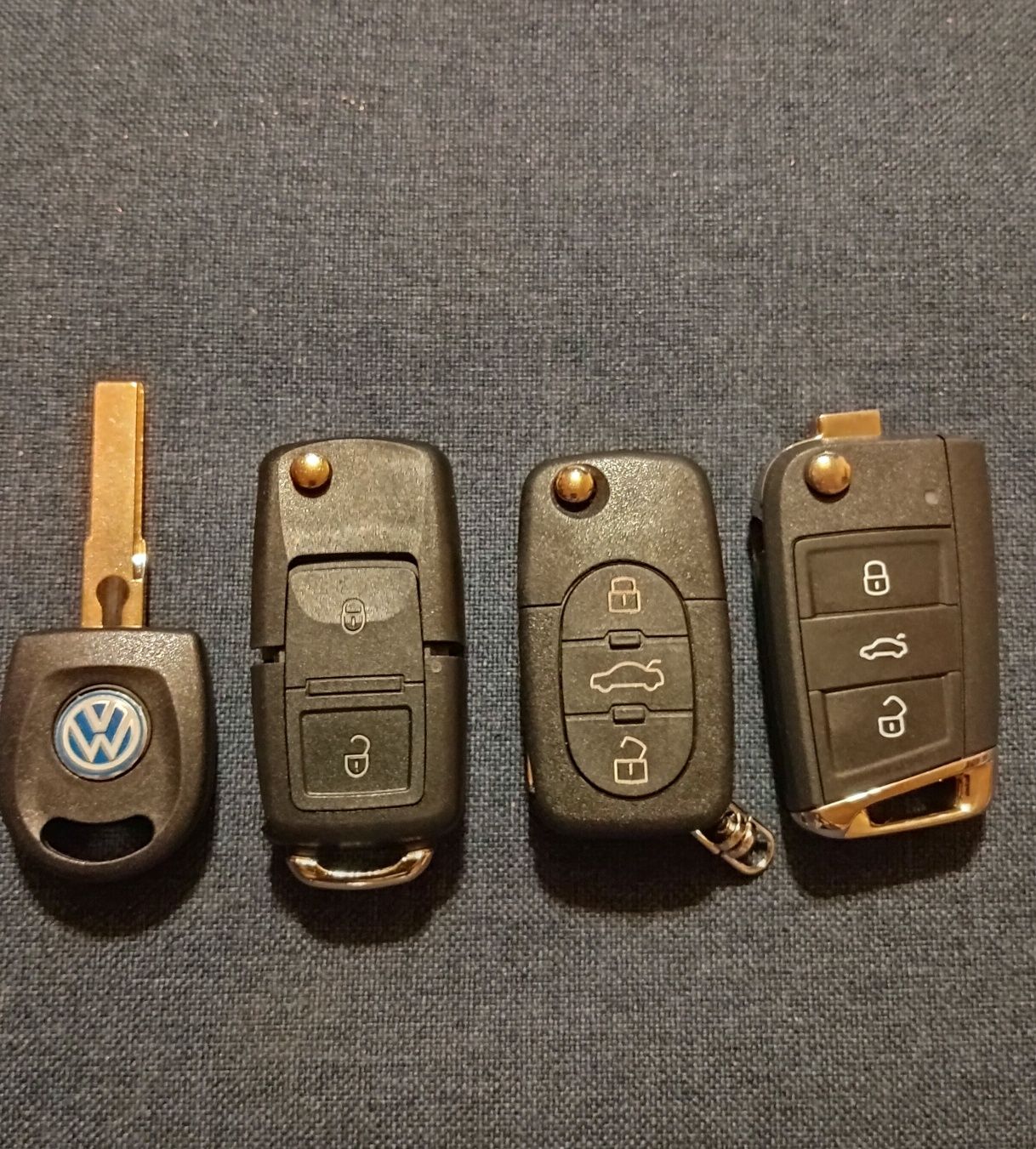 Vw, Audi, Seat, Skoda, ключи и корпуса на разные модели.