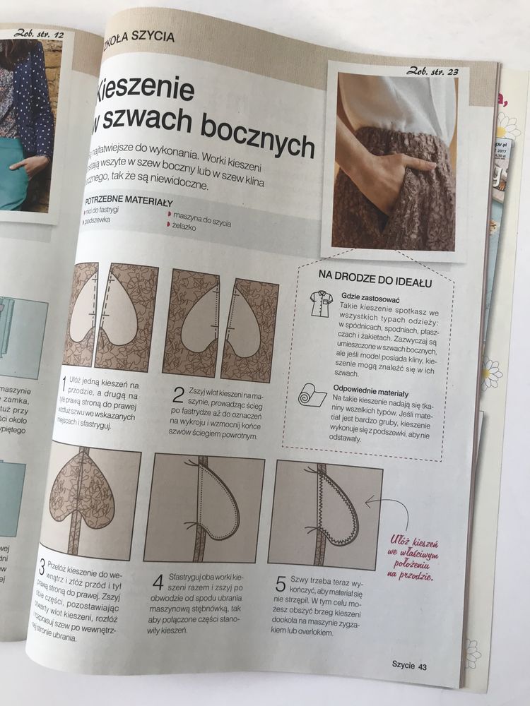 Magazyn Szycie - 2/2017 - Jak Burda. Wykroje