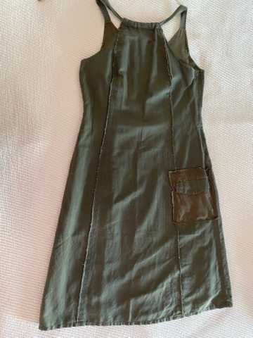 vestido Promod verde seco original