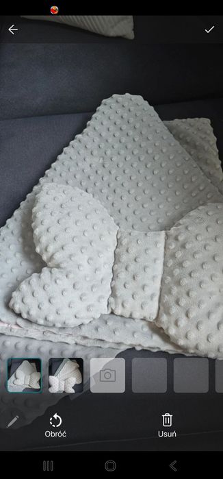 Zestaw minky do wózeczka