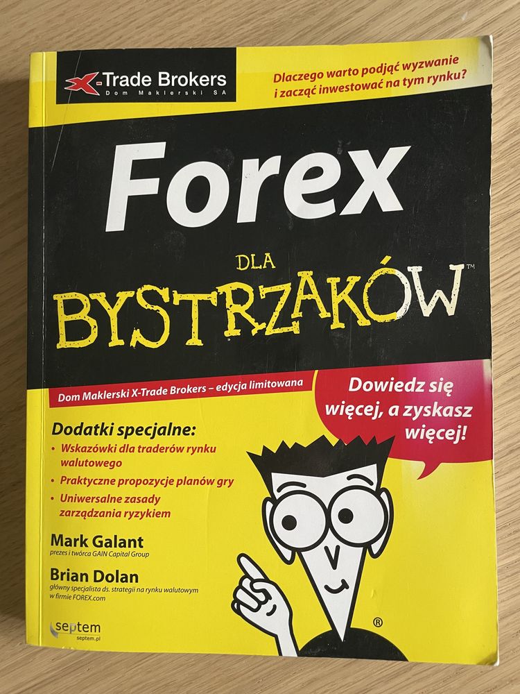 Książka „Forex dla bystrzaków”.