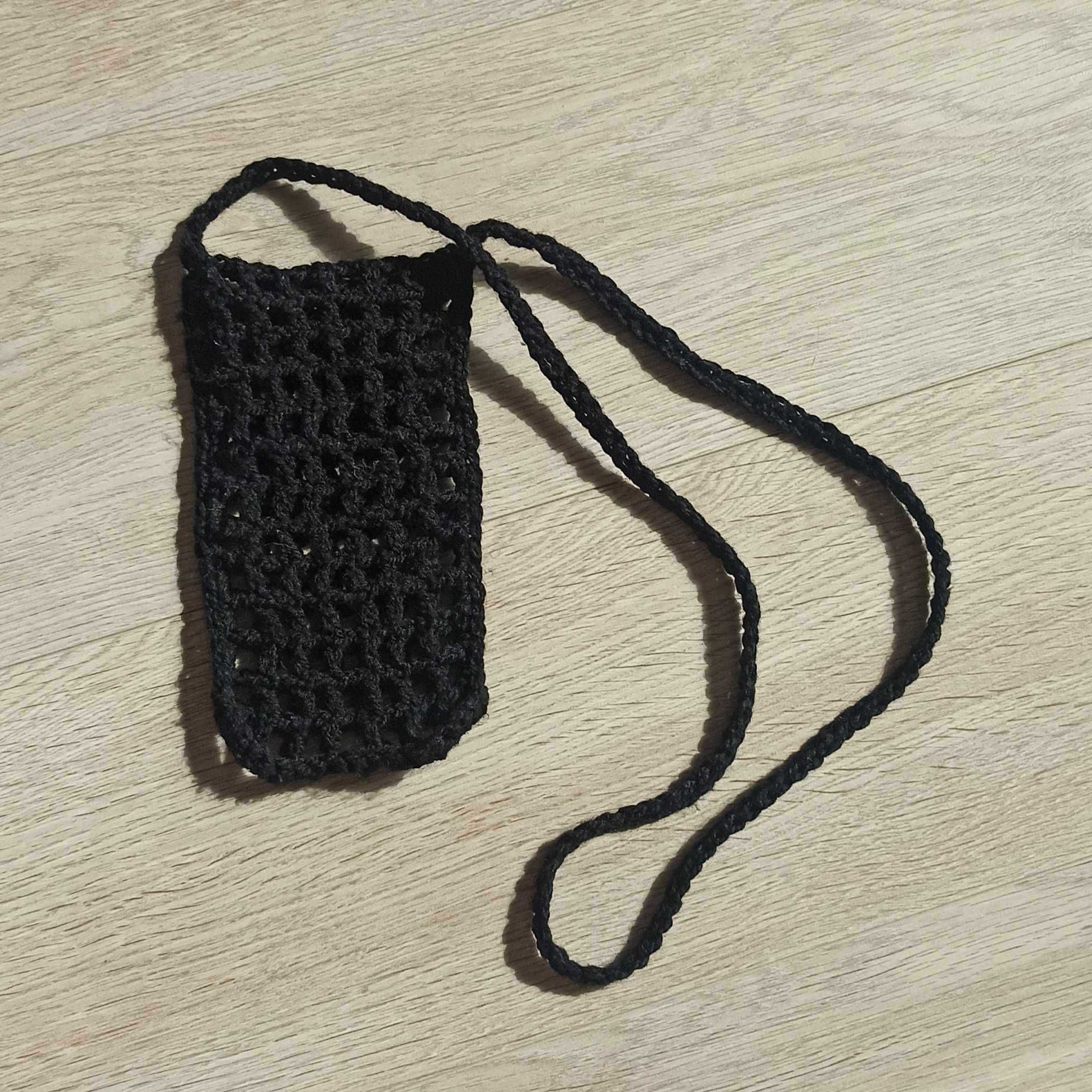 Mini torebka na telefon handmade