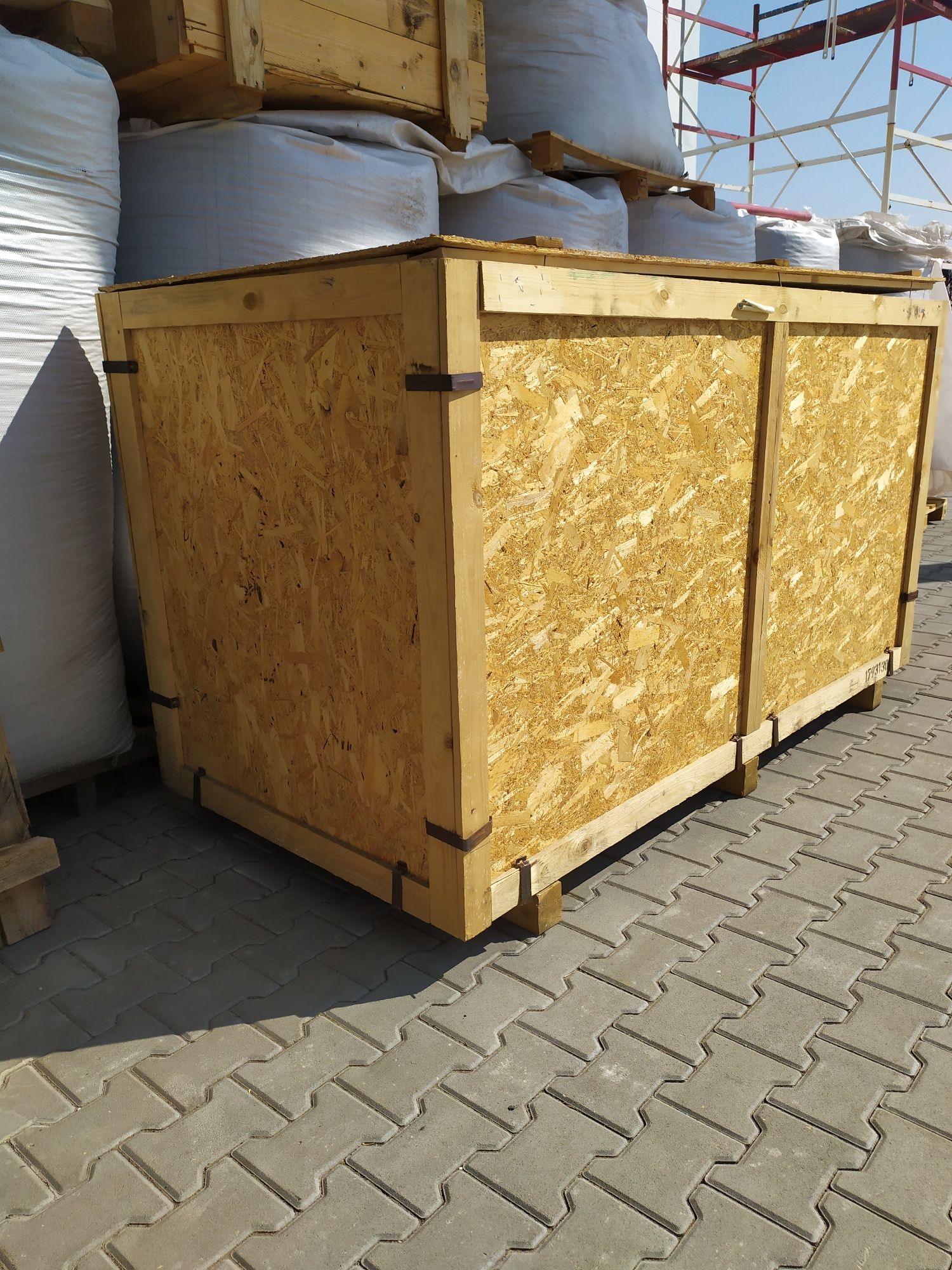 Ящик большой бокс коробка разборная 220х125х105 см OSB доски доставка