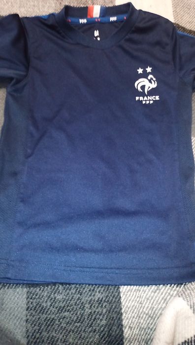 T-shirt dla chłopca fana piłki France