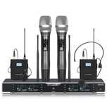 Shudder SDR1503 4 mikrofony, 2x ręka i 2x bodypack