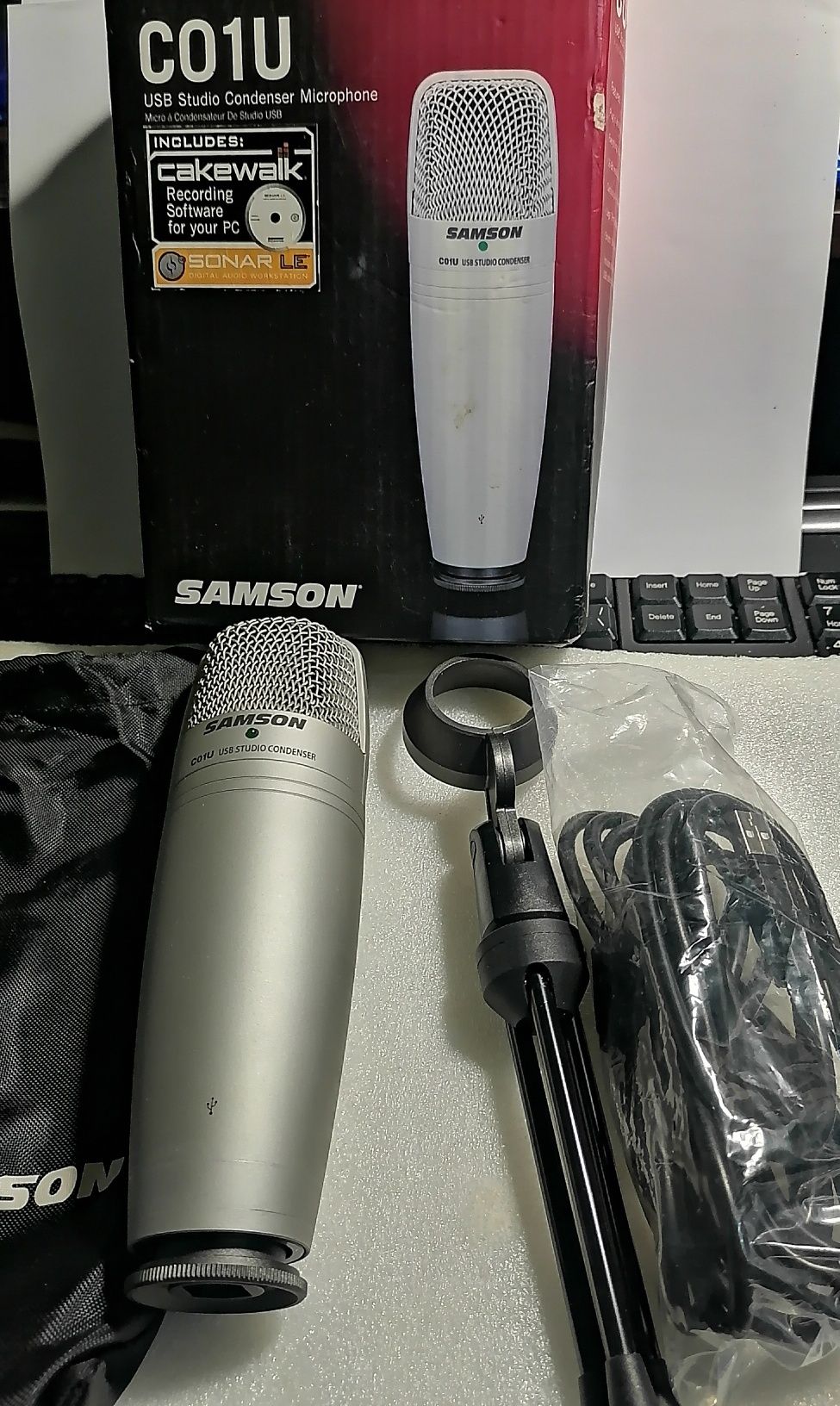 Профессиональный микрофон Samson C01U новый комплект студия звук