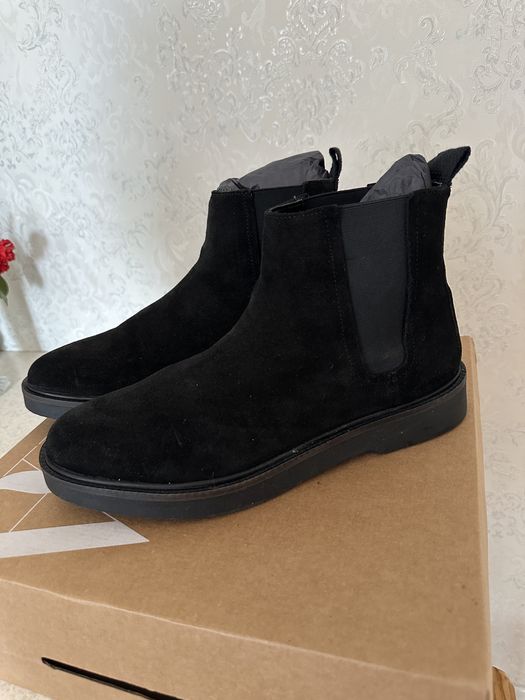 Мужские замшевые ботинки челси Zara 43р.