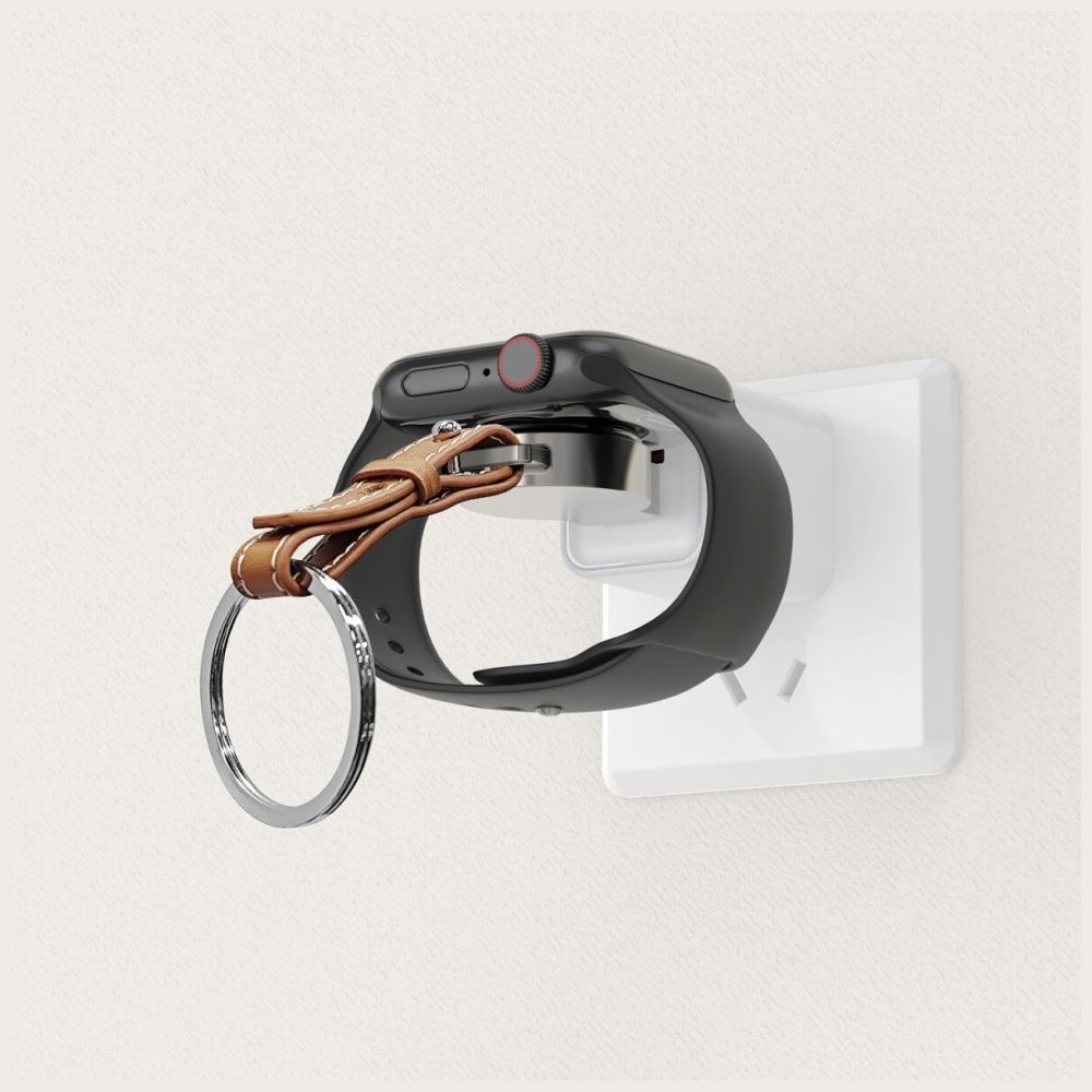 Ładowarka Indukcyjna 4Smarts Do Apple    Watch, Srebrny