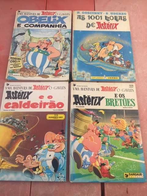 8 Livros Asterix Vintage!