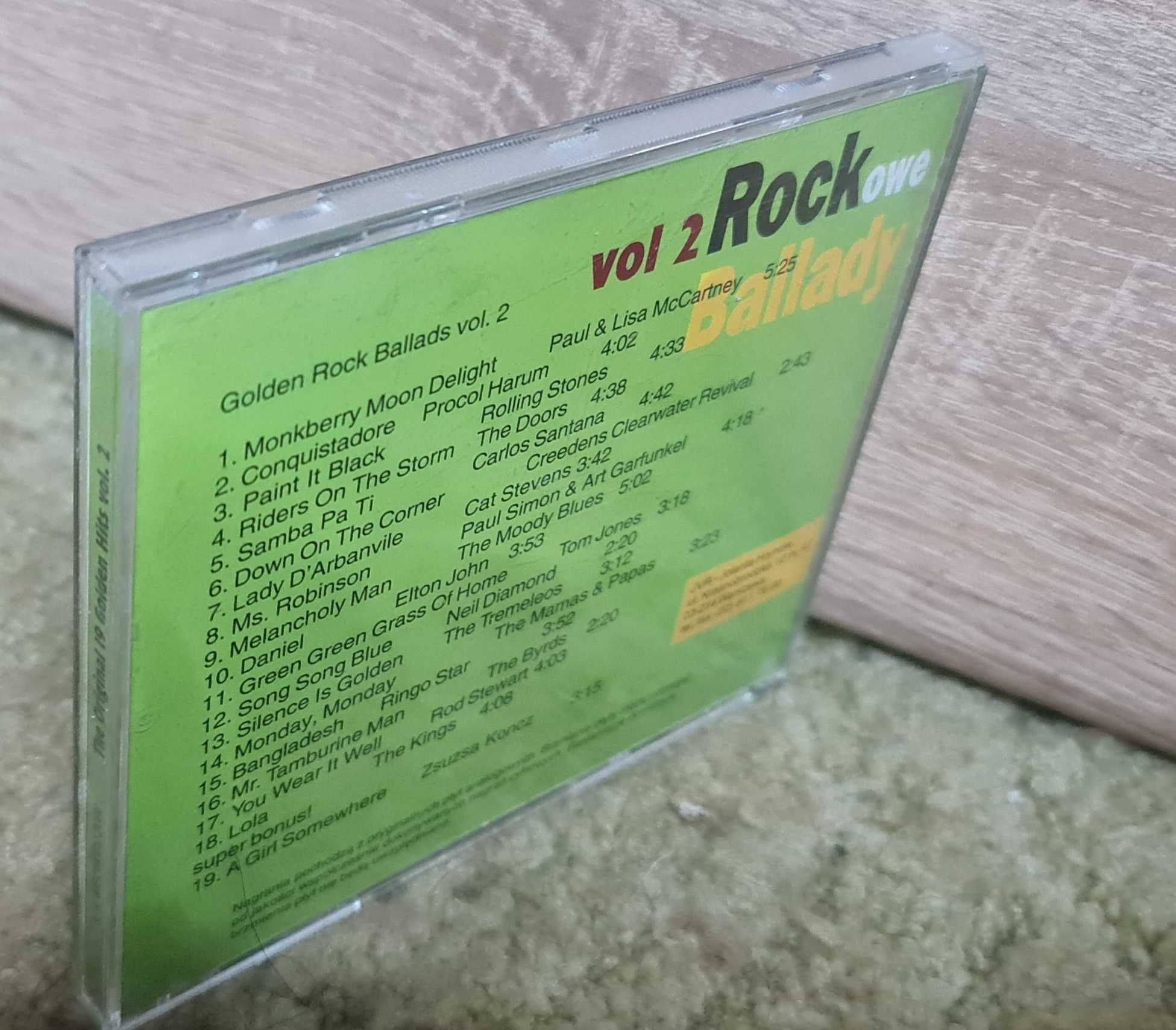 Rockowe Ballady 20 VOL 2 / CD /BDB+/