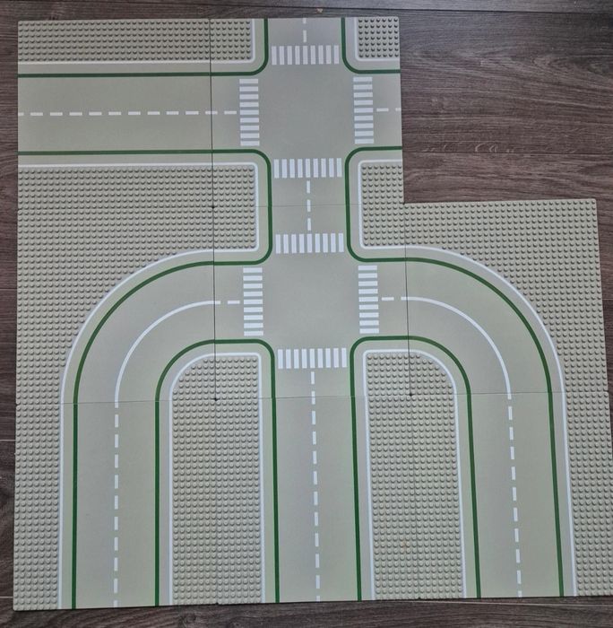 12 bases estrada Lego vintage