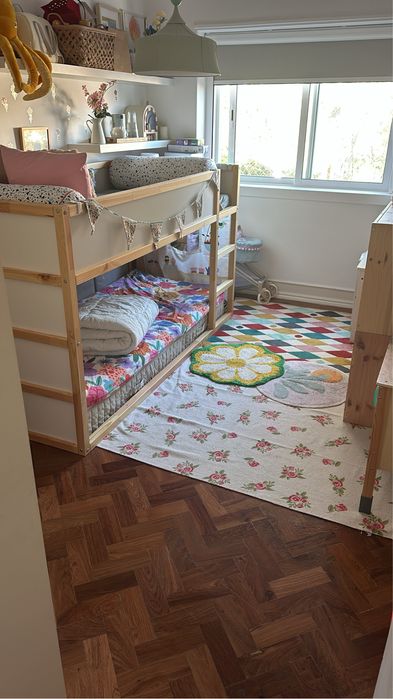 KURA - cama reversível + estrado + cabana sorveteria