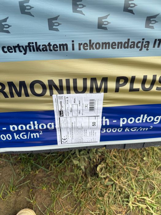 Styropian podłogowy  termo organika 4 i 5 cm lambda 31 grafitowy