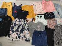 Paka ubrań dla dziewczynki firmy Coccodrillo i inne rozmiar 152 i 158