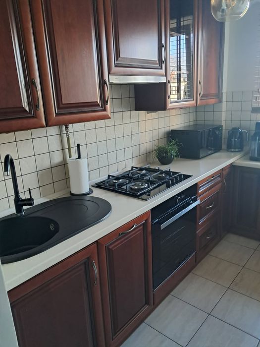 Meble kuchenne drewniane.