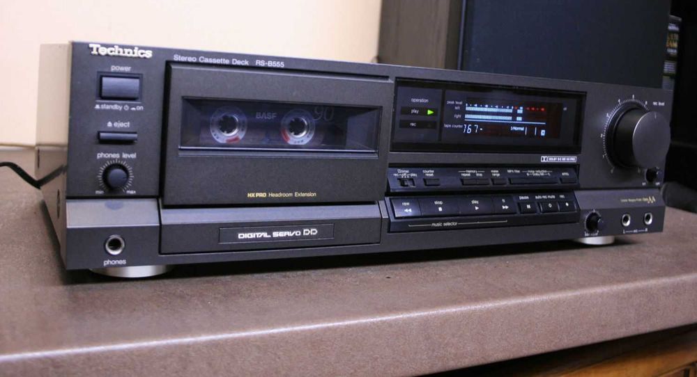 Technics RS-B555 Magnetofon Direct Drive HX Pro Bias sprawny zadbany