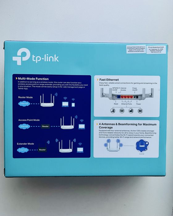 Wi-Fi роутер TP-Link Archer C50
