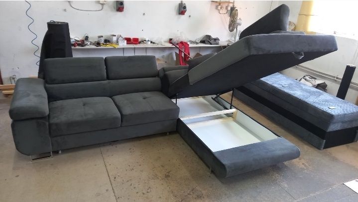 Narożnik Anton od Producenta Regulowane zagłówki Nowy