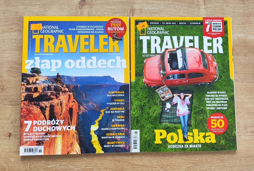 National Geographic Traveler, 2 numery, rok 2016