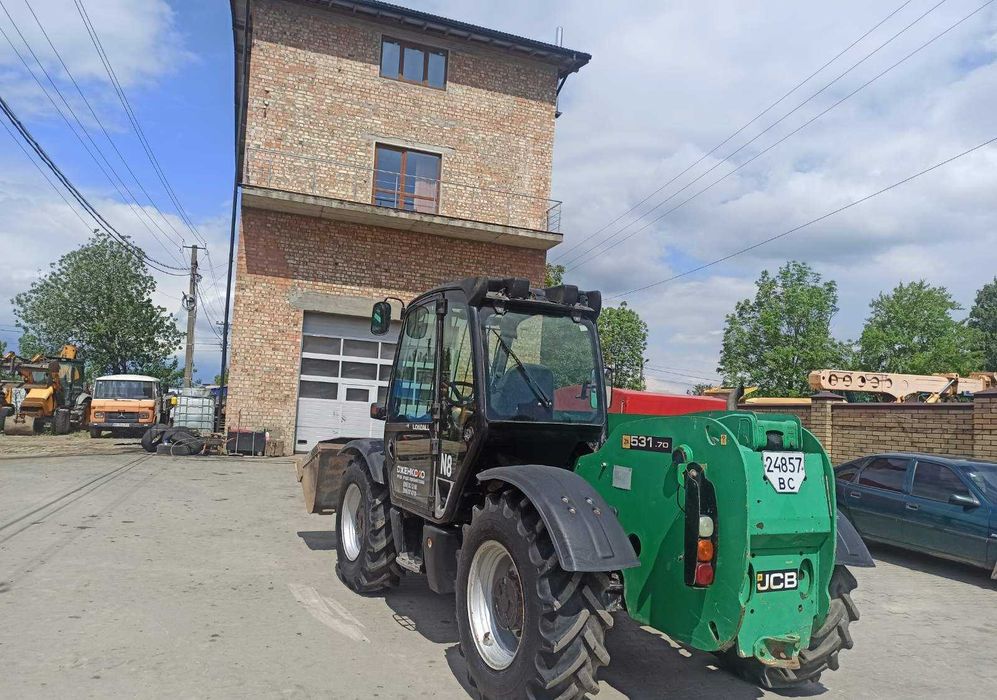 Телескопічний навантажувач JCB 531-70 практичніше Manitou Гарний стан