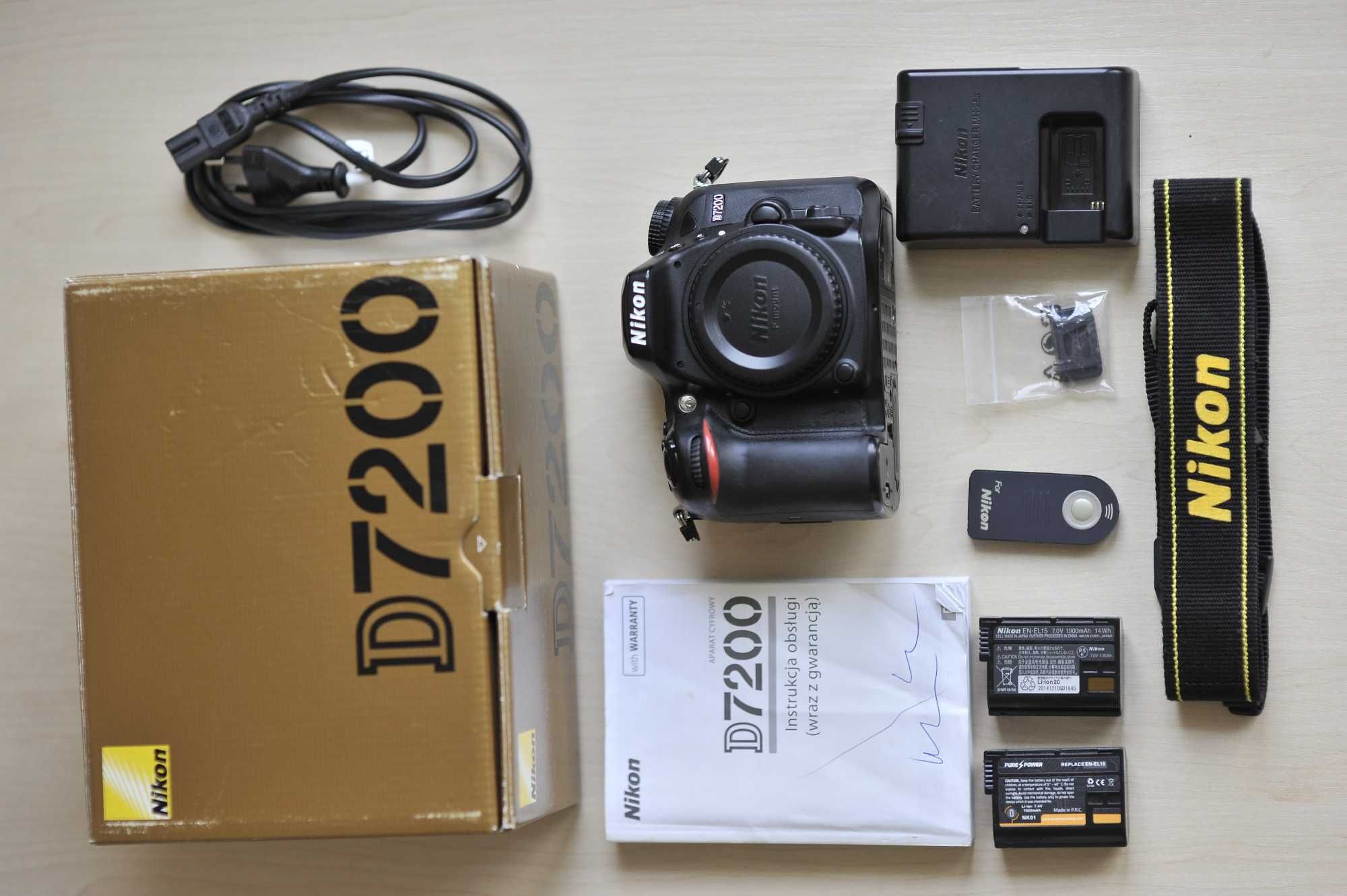 Nikon D7200 komplet