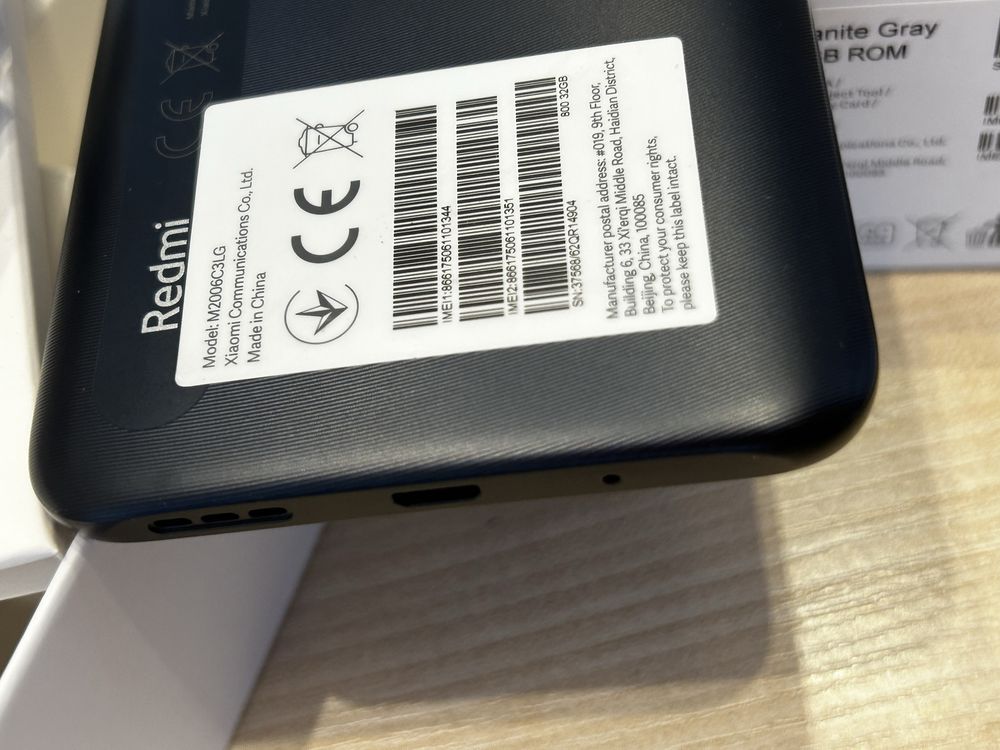 j. NOWY Smartfon Xiaomi Redmi 9A 2/32GB 6,53" 60Hz 13Mpix Czarny