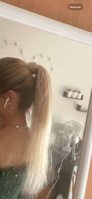 Extensão de cabelo humano rabo de cabalo