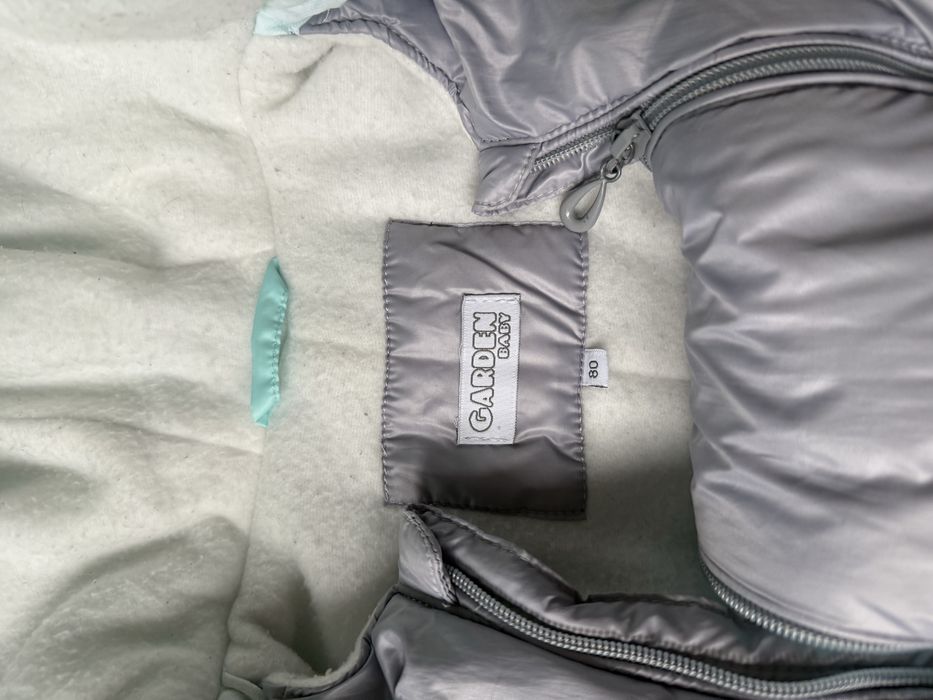 Дитячий утеплений зимовий комбінезон, розмір 80