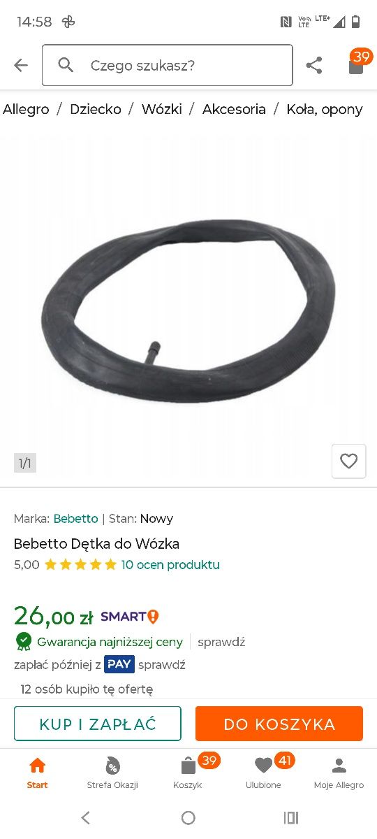 Wózek Bebetto Vulcano