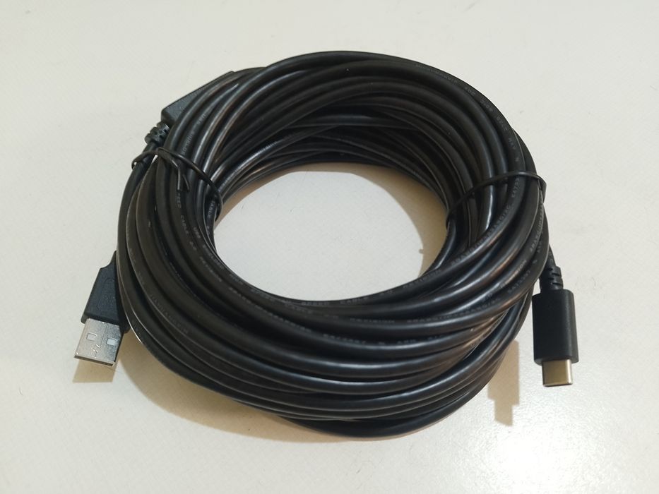 Кабель usb 2.0 - type-c 12 метрів