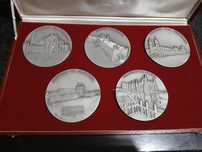 Medalhas monumentos Portugal Estanho