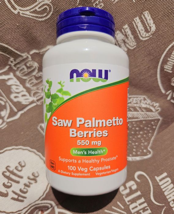 Now Foods saw palmetto сереноя со пальмето екстракт ягоди пальми