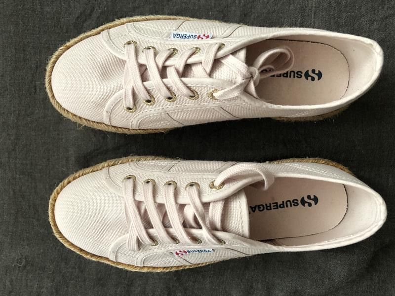 Льняные кеды эспадрильи Superga. 38(24). Новый