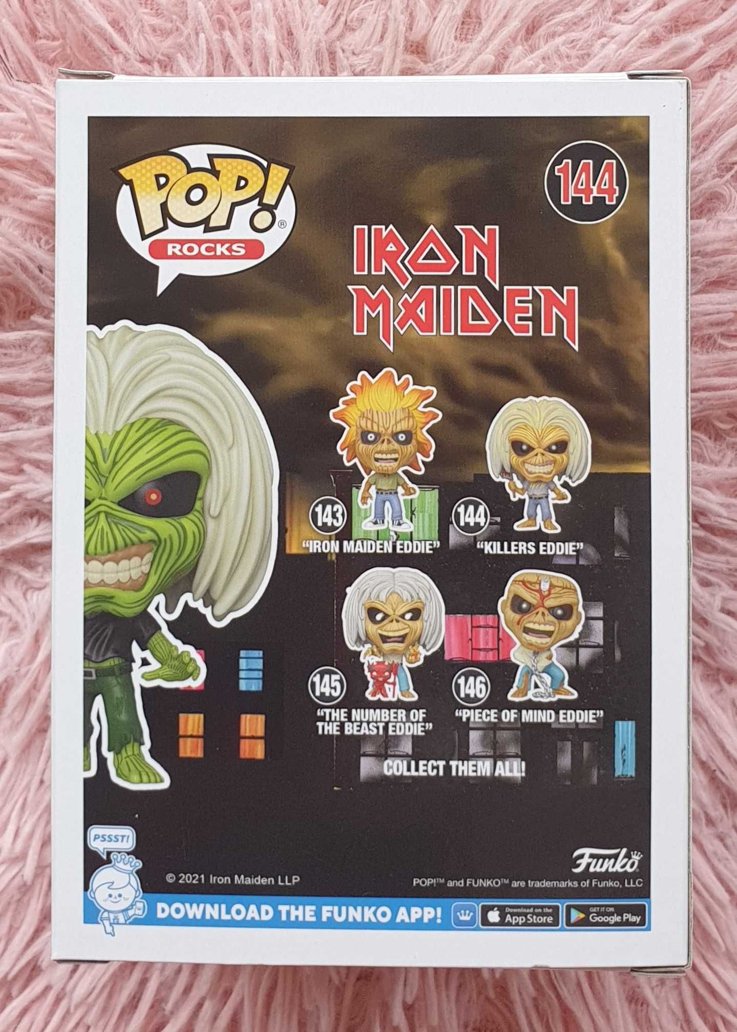 Figurka Funko POP! KILLERS EDDIE Iron Maiden GITD Special Edition #144