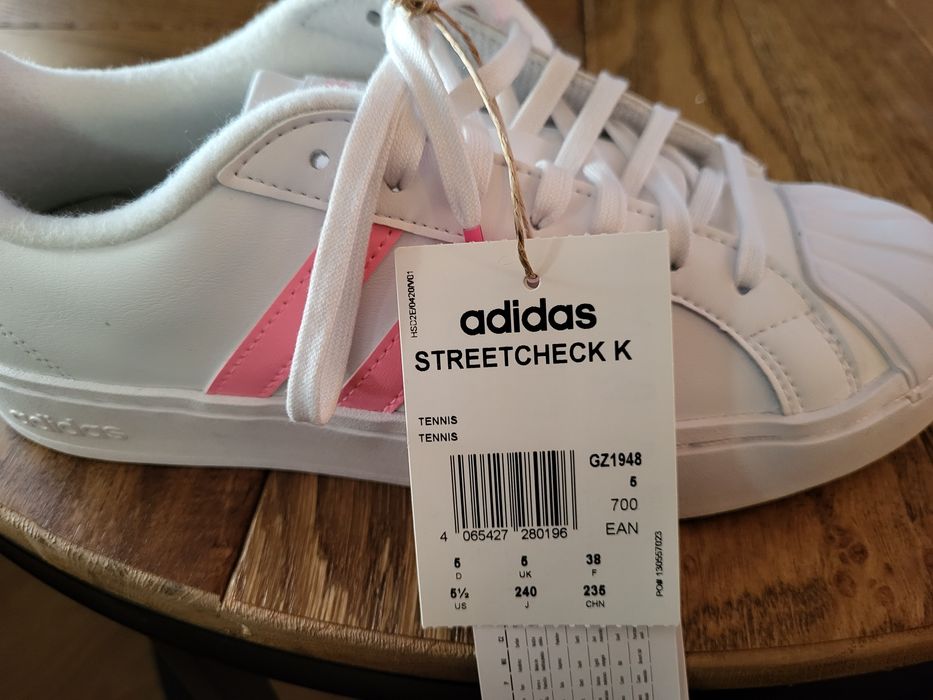 Adidas Streetcheck K 38 damskie biale