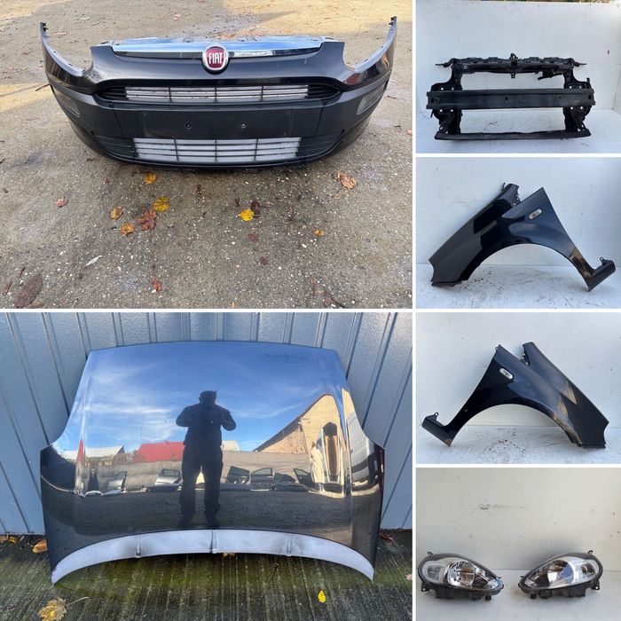 Zderzak maska lampa błotnik Fiat Punto EVO 876