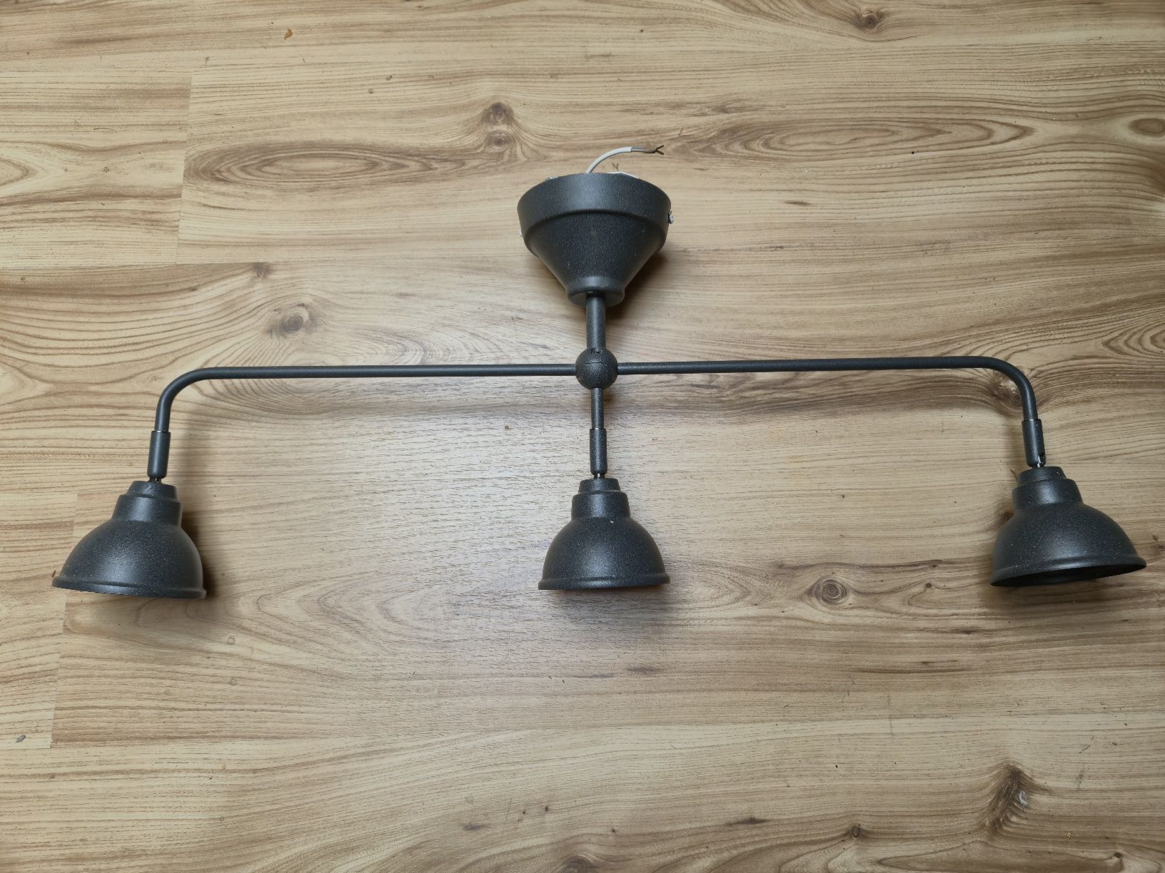 Lampa sufitowa 3 reflektory IKEA VITEMOLLA