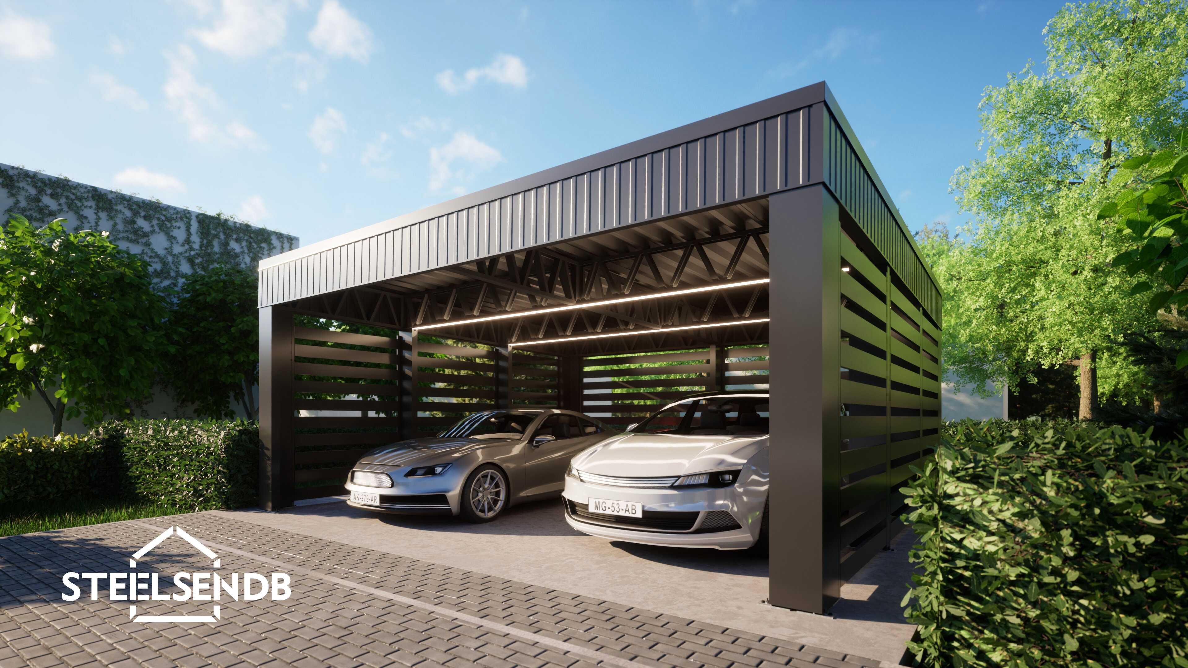 Domek całoroczny STODOŁA na konstrukcji stalowej 47,4m2