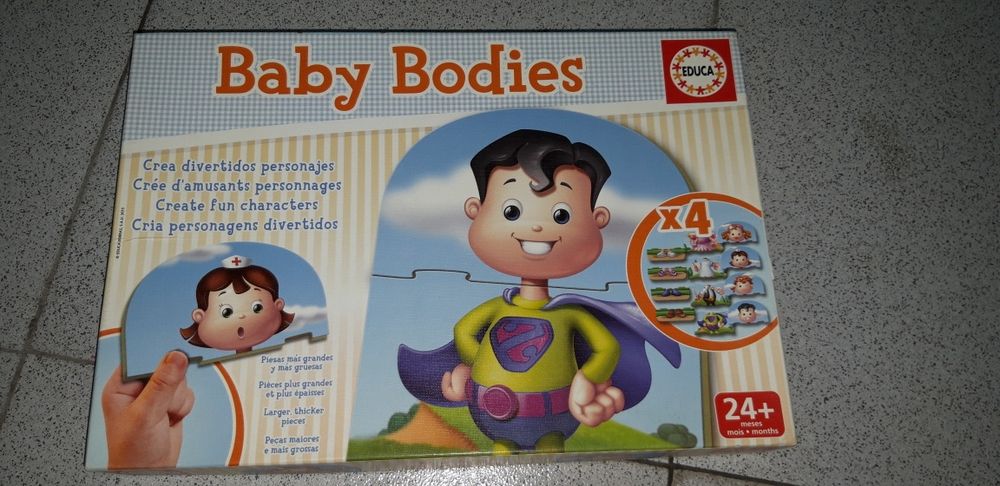 Puzzles bebé Corpo Humano 24 meses / 2 anos