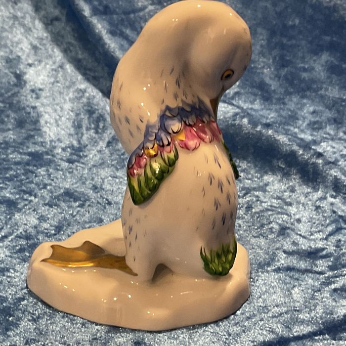 Vista alegre pato pintura manual 10 cm ,Anúncios abaixo