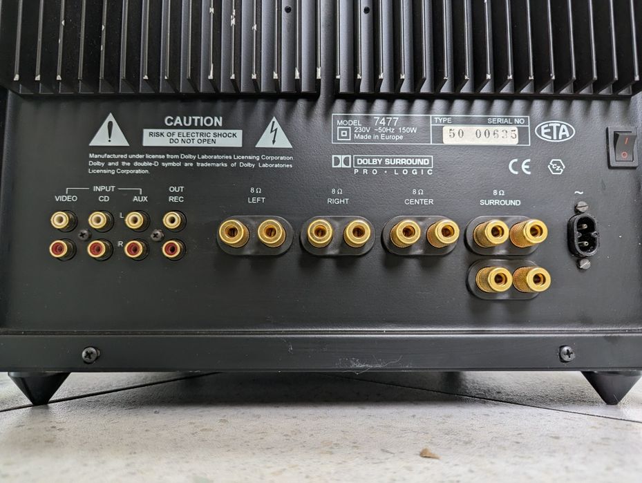 5.1 Активный сабвуфер Halton Acoustics ETA 3477 Dolby Surround. Вес 15