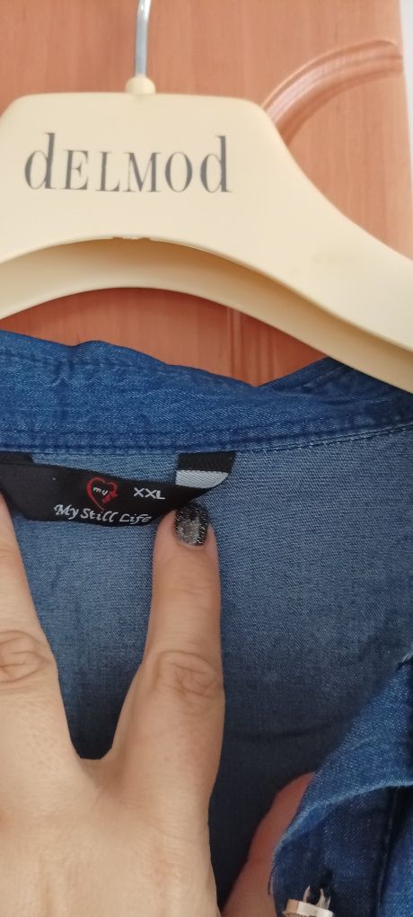 Sukienka jeans 2 xl