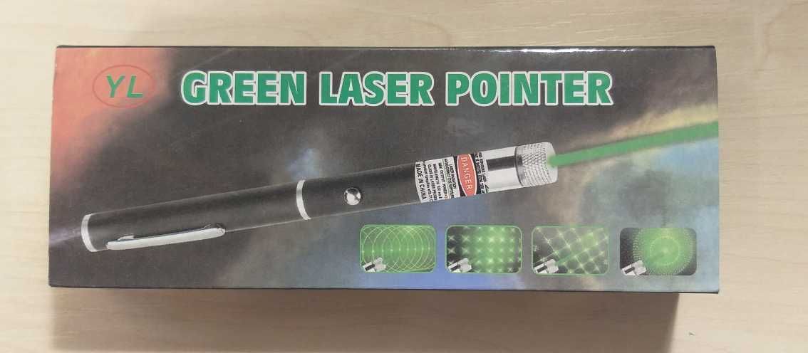 Фонарь лазер зеленый 803-5